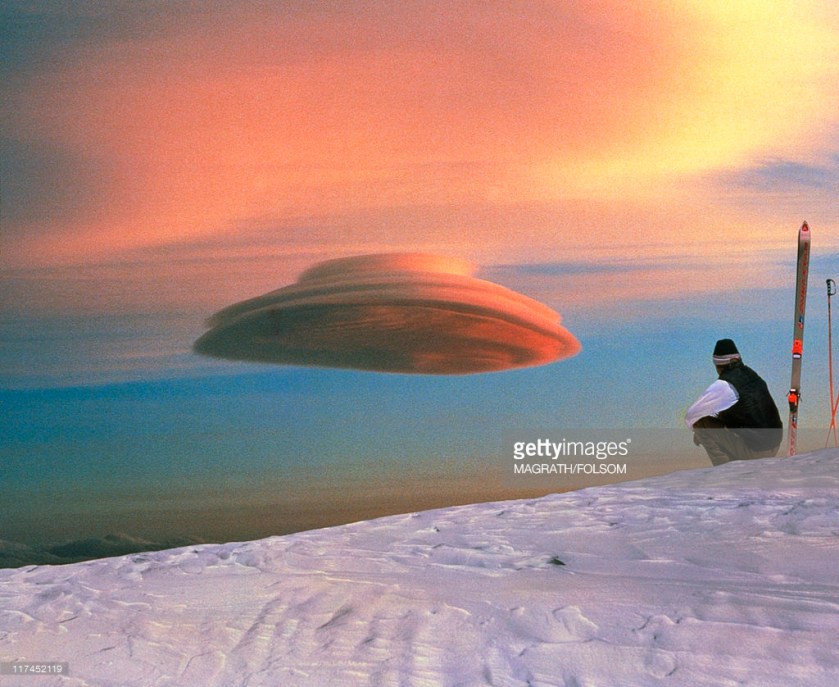 Lenticular clouds