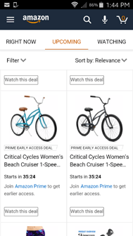 Notification of Deals