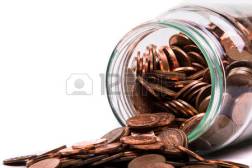 Jar of pennies