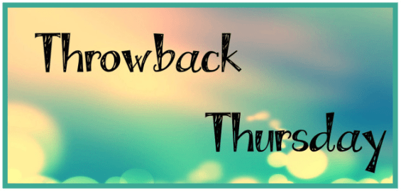 #ThrowbackThursday on It's Book Life blog