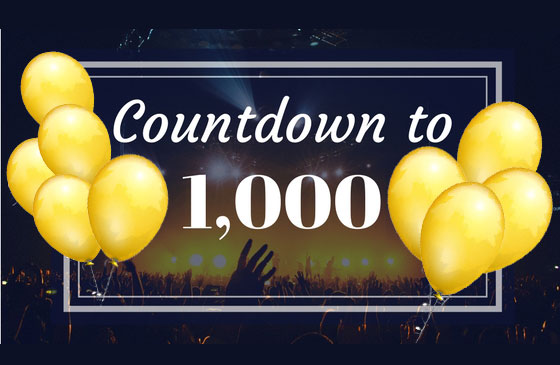 Countdown to 1000