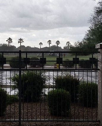 Golfers on golf course in Goodyear Az