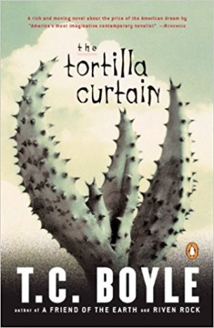 The Tortilla Curtain by T C Boyle - paperback cover