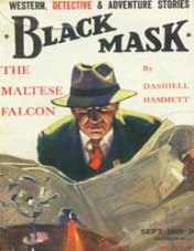 Black Mask Magazine featuring The Maltese Falcon by Dashell Hammett