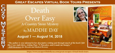 Death Over Easy - book tour