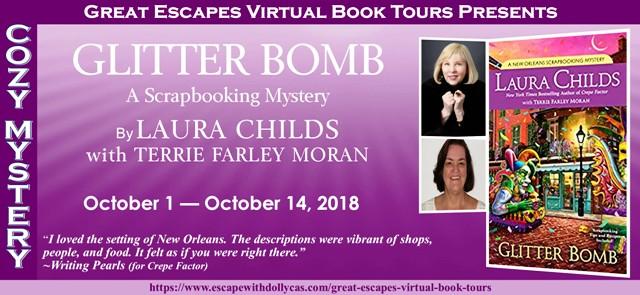 Glitter Bomb by Laura Childs with Terrie Farley Moran