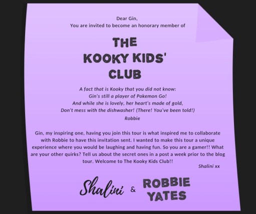 My Invitation - The Kooky Kids' Club by Robbie Yates