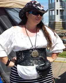 Shannon at the Pirate Festival