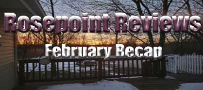 Rosepoint Publishing Reviews - February Recap