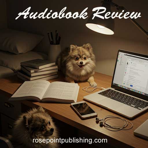 Pomeranians on a laptop