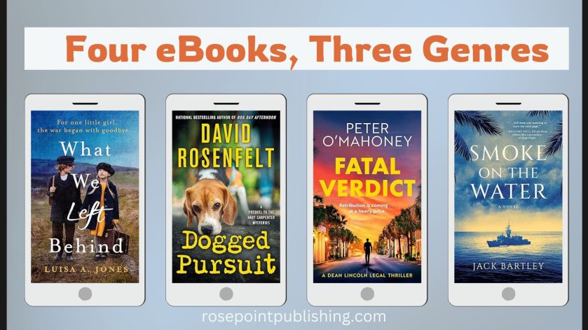 Four eBooks, Three Genres