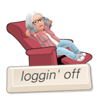 loggin' off emoji