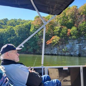 The CE trying his luck bass fishing.