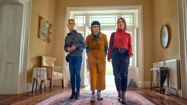 The three girls from How to Get to Heaven from Belfast