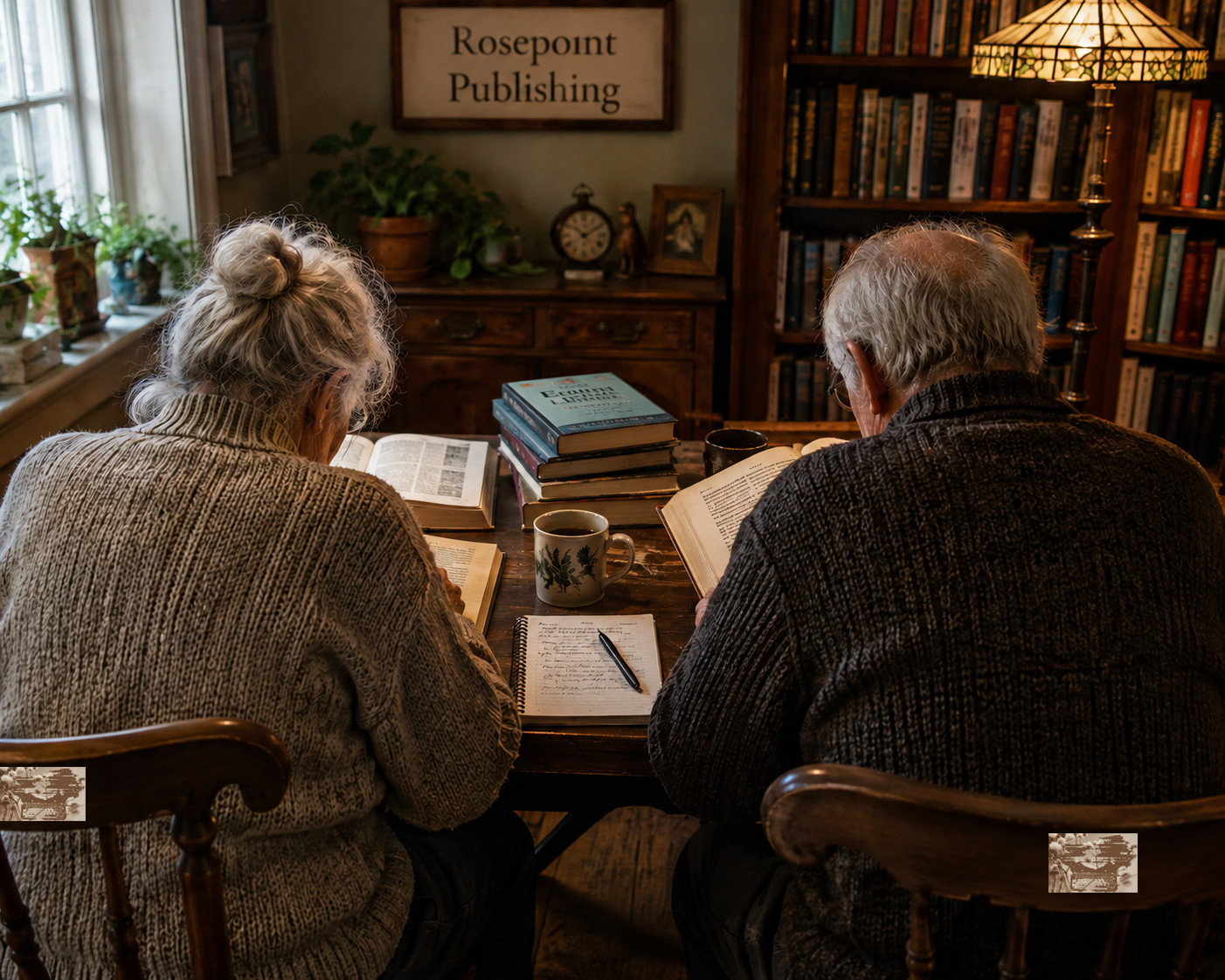 Reading couple